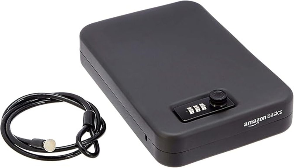 The Best Portable Safes for Beach and Hostel Storage 14 amazon basics portable lockbox