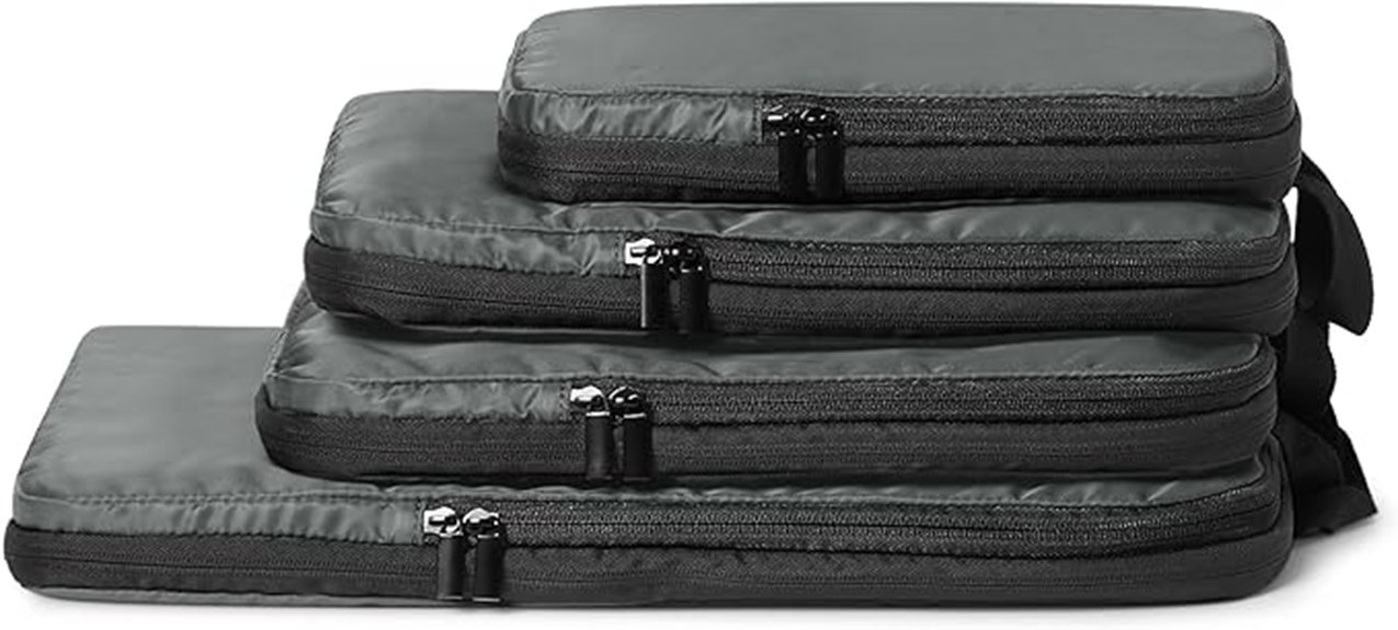Packing Cubes: Compression vs Standard vs Zip Mesh 13 amazon essentials ultralight packing cubes
