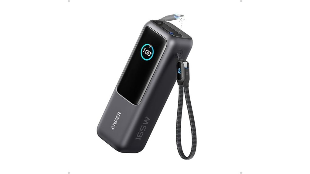 Top Travel Power Banks With Built-In Cables for Trips 6 anker 25 000mah laptop 100w