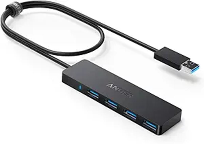 Best USB Hubs for Connecting Multiple Devices 2 anker 4 port usb3 0 hub