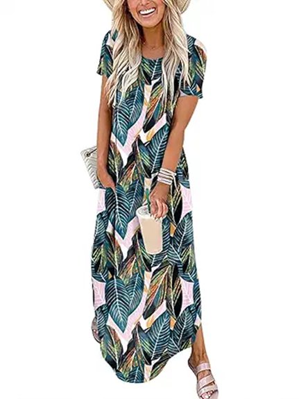 anrabess women s short sleeve maxi