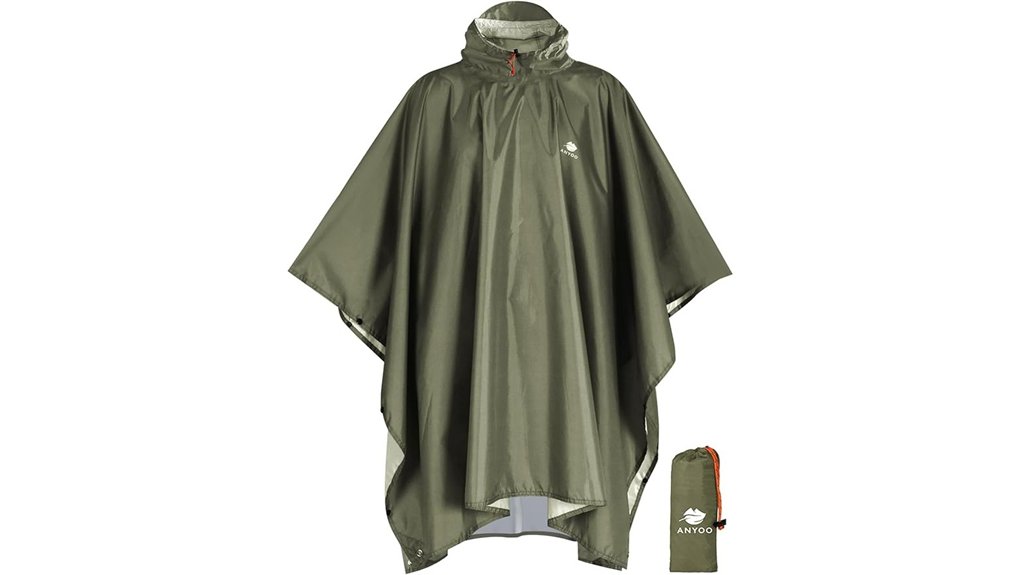 Top Lightweight Rain Jackets for Hikers 4 anyoo hooded waterproof poncho