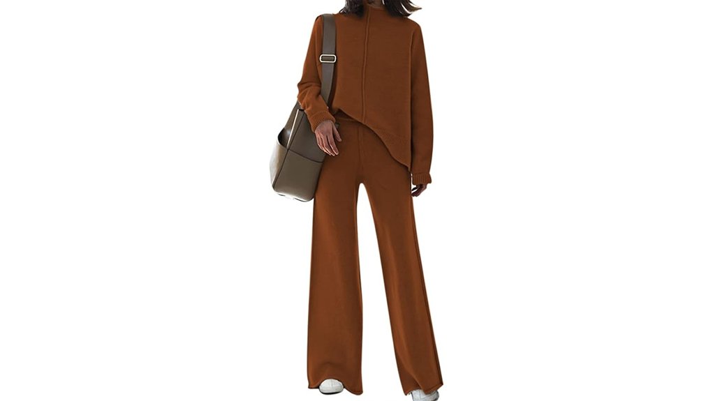 Leggings for Flights & Beyond: Comfort-First Picks You'll Love 5 aohite two piece knit set