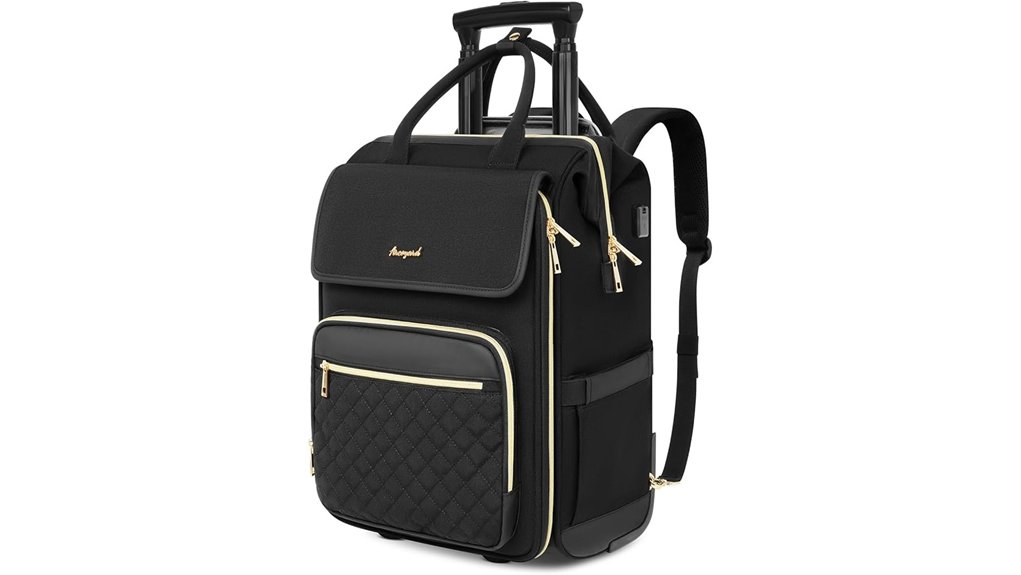 Carry-On Backpacks vs Rolling Luggage: Which Fits More 6 arcoyard 2 in 1 rolling backpack