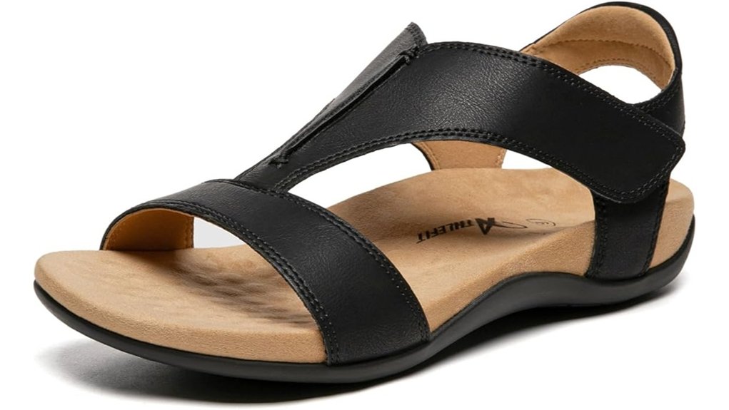 athlefit women s orthopedic sandals