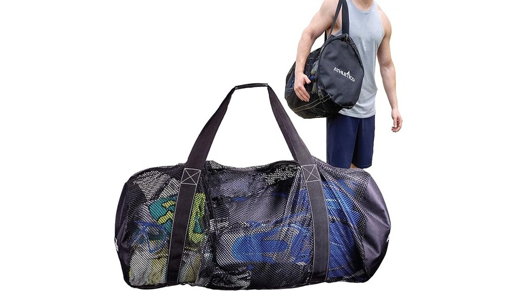 The Best Mesh Dive Bags That Drain Salt Water 7 athletico mesh dive duffel