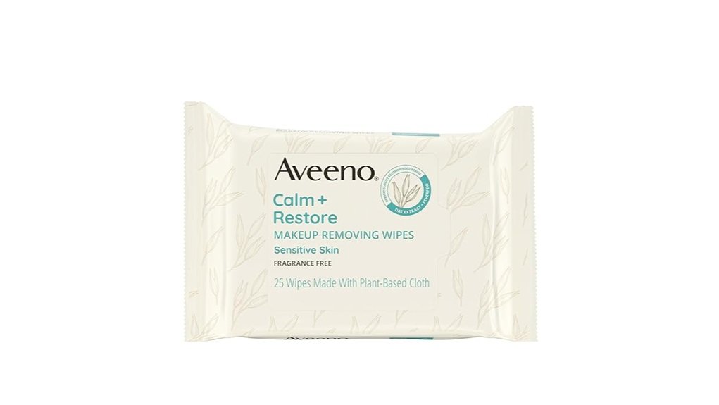 Face Wipes for Long Flights That Keep You Fresh 6 aveeno calm restore wipes