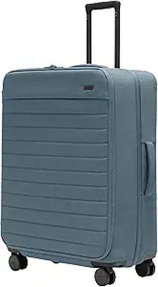 Softside Suitcases That Make Packing Effortless and Durable 14 away 29 inch checked softside
