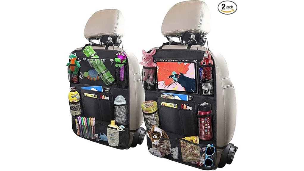The Best Seat Organizers for Rental Cars 2 backseat organizer 10 inch table