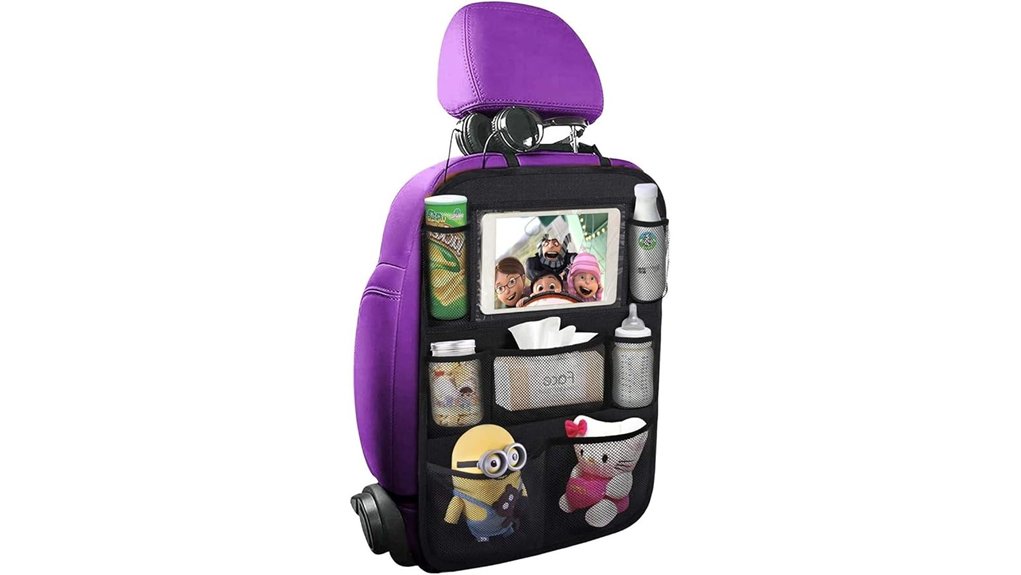 The Best Seat Organizers for Rental Cars 1 backseat organizer tablet holder