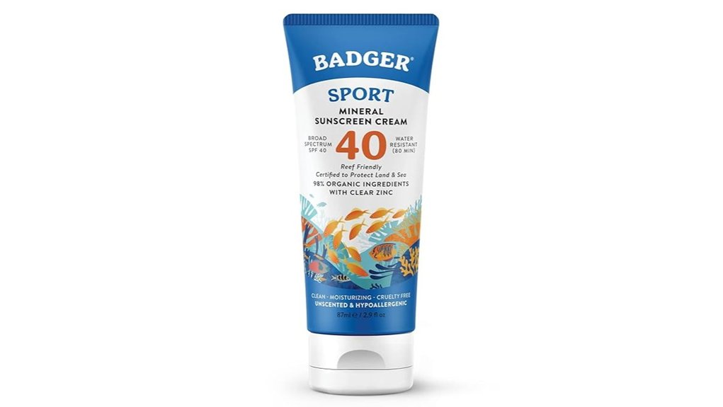 Reef-Safe Sunscreens That Are Truly Eco-Friendly 4 badger reef mineral spf40
