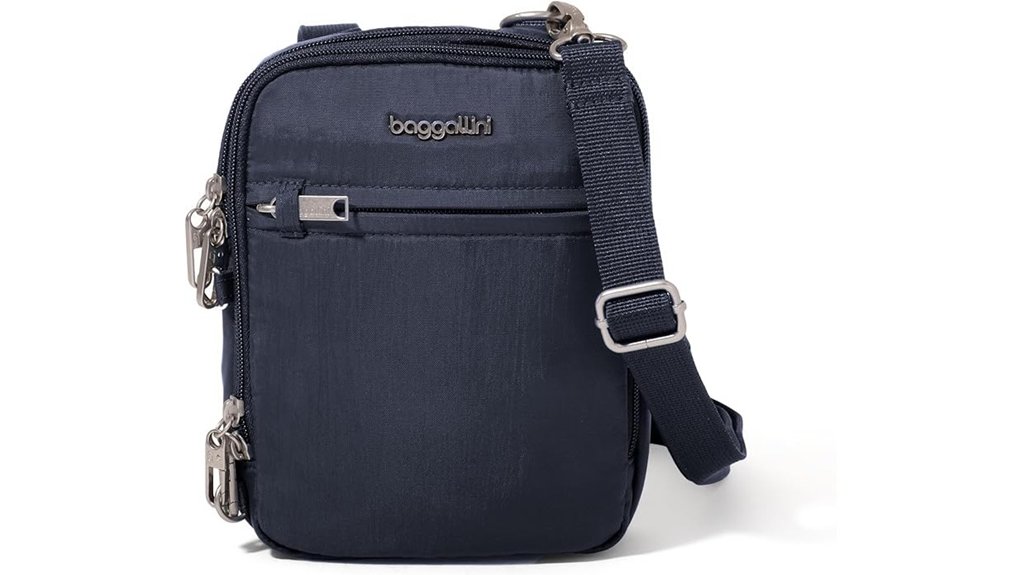 Anti-Theft Crossbody Bags Zippers Locks Cut-Resistant Straps 1 baggallini mini anti theft crossbody