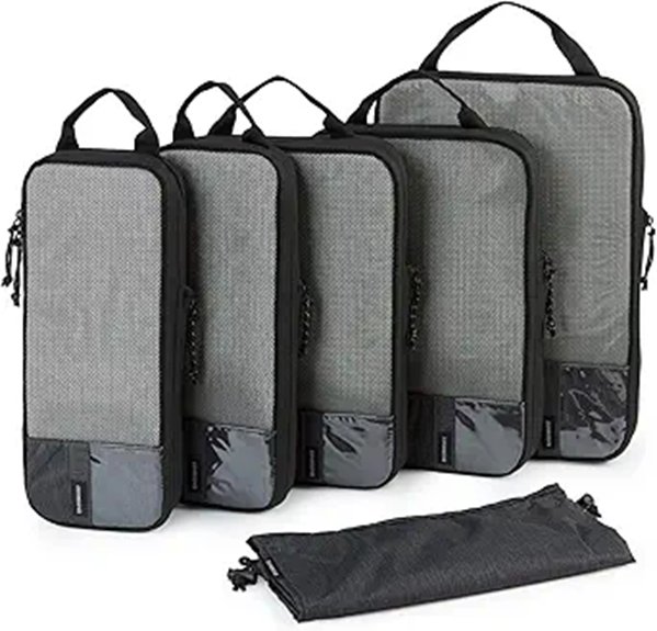 bagsmart compression packing cubes