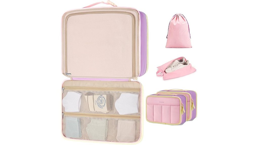 Luggage Organizers for Overhead Bins That Save Space 11 bagsmart compression packing cubes