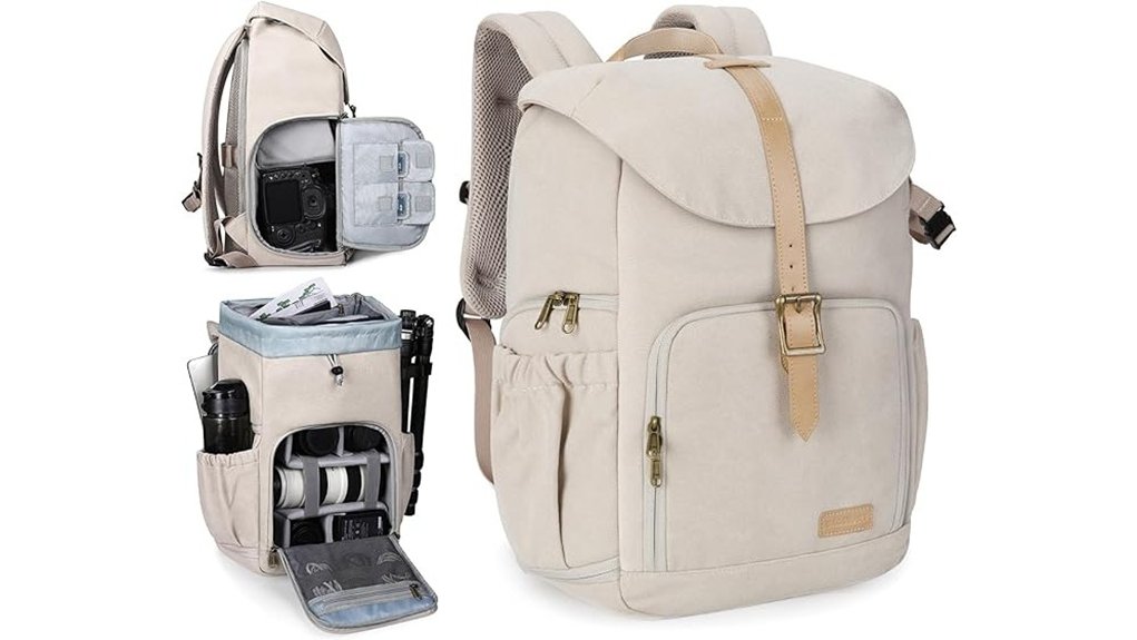 bagsmart waterproof anti theft camera backpack