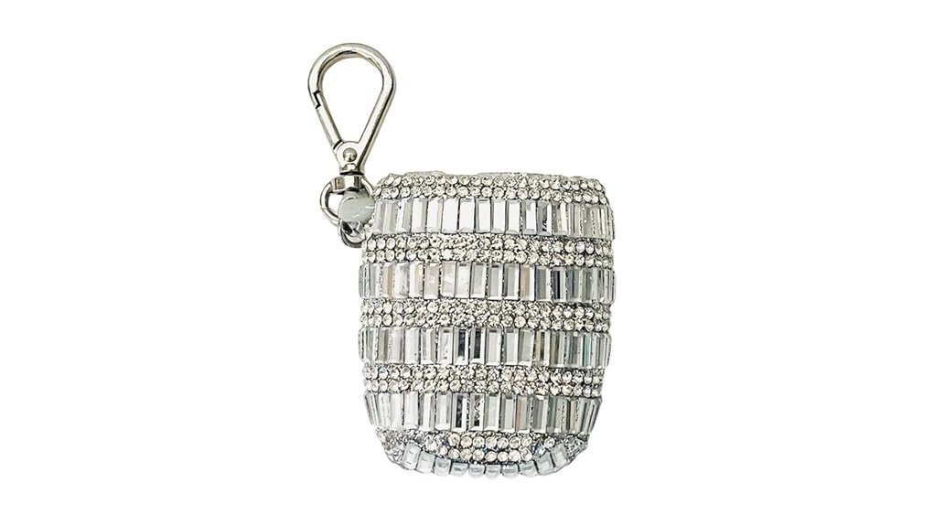 baguette gemstone sanitizer holder