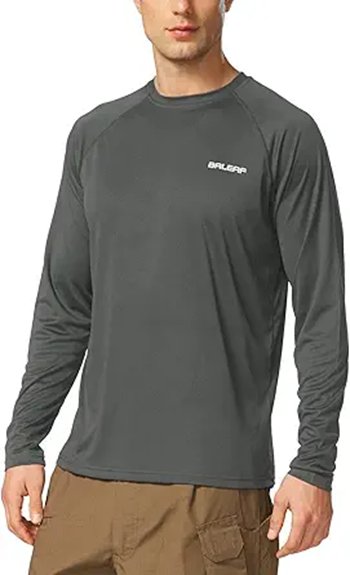 Hiking Shirts: Moisture-Wicking Fabrics Compared 11 baleaf upf50 longsleeve rashguard