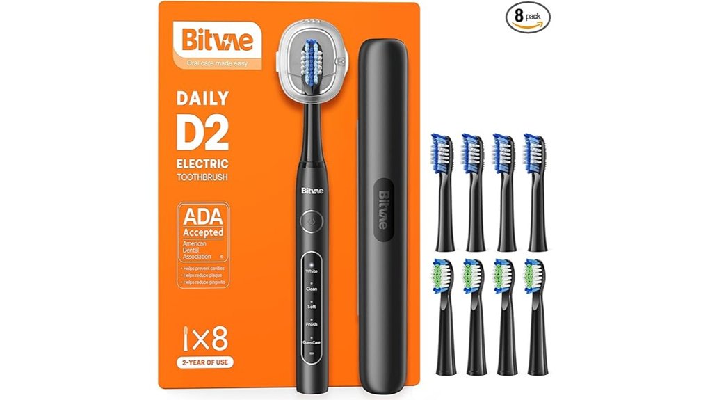 Electric Toothbrushes for Travel (Case + Battery Life) Ready 1 bitvae ada 5 mode 60 day