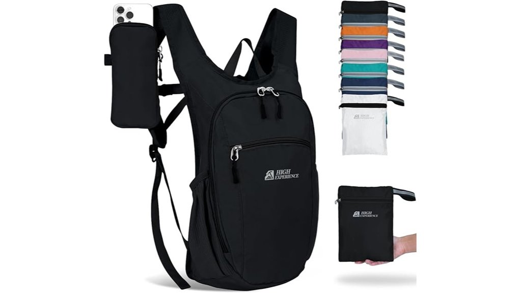 black 10 15l lightweight daypack