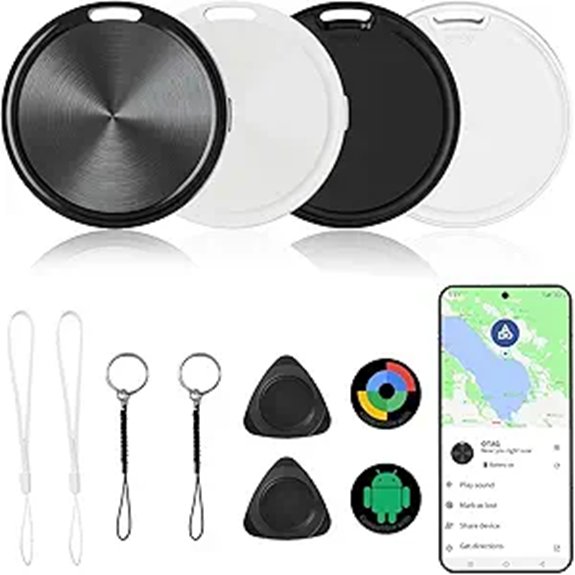 Best Luggage Trackers Without Subscriptions Travelers Love 12 black android bluetooth tags