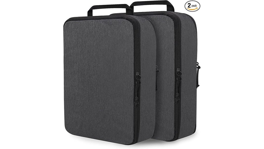 Luggage Organizers for Overhead Bins That Save Space 2 black extra large compression cubes