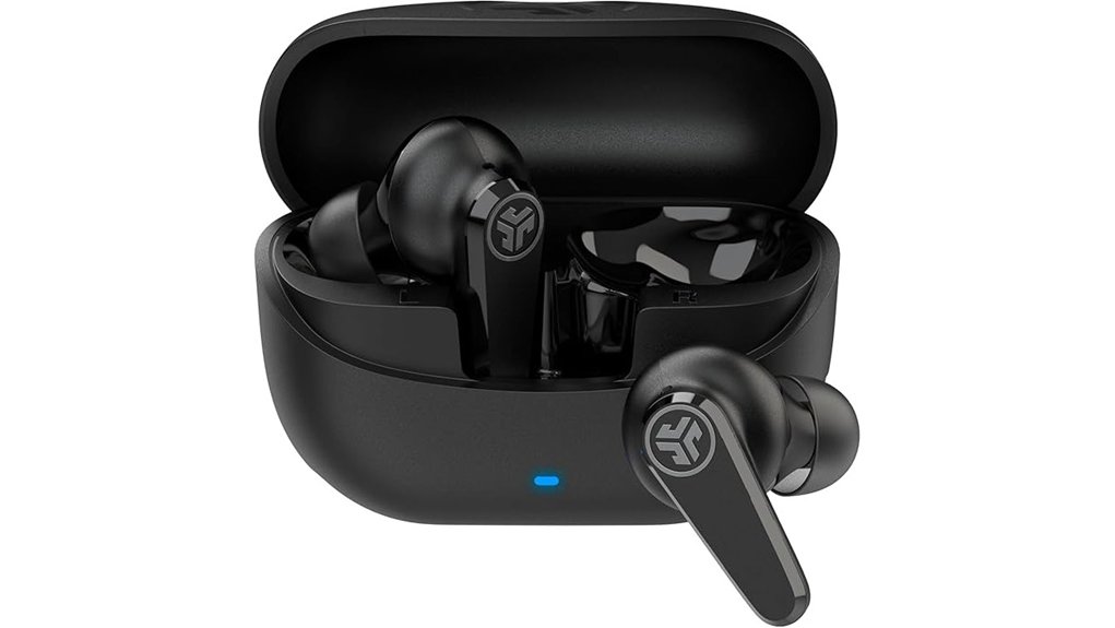 Top Wireless Earbuds Travelers Love for Battery, Fit & ANC 11 black jlab anc earbuds