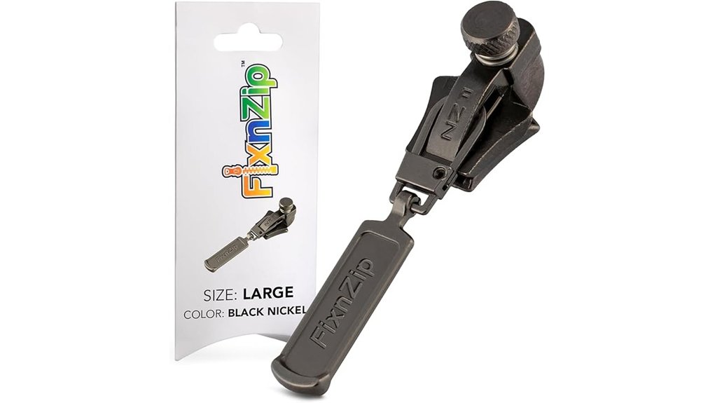Best Travel Repair Kits for Broken Zippers and Loose Screws 6 black nickel zipper repair