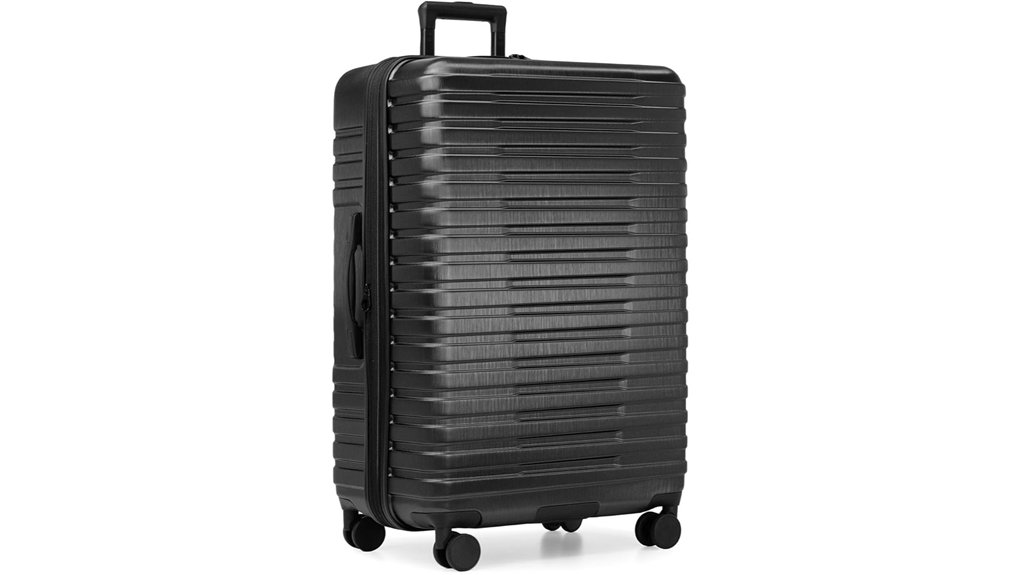 Lightweight Checked Luggage That’s Durable, Not Heavy 2 black rugged 30 inch hardside