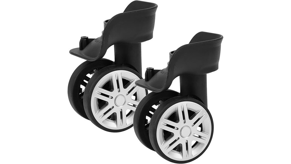 Luggage With Replaceable Wheels That Last Forever 7 black suitcase spinner wheels