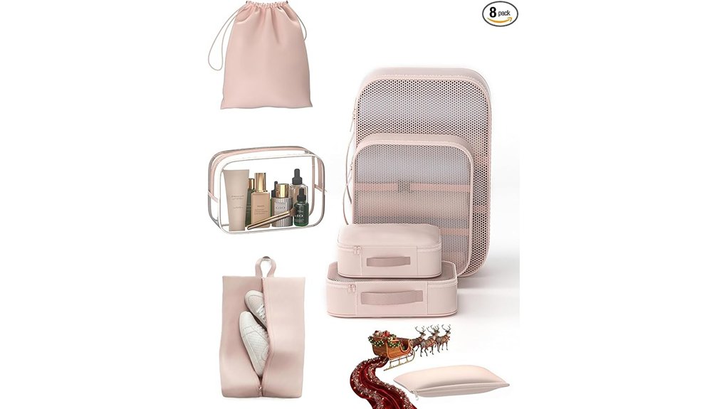 blingcool 8 pack packing cubes