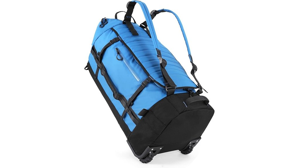 Weekend Travel Bags: Duffel vs Backpack vs Rolling 7 blue 86l wheeled duffle