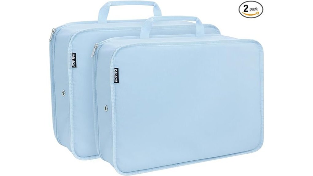 blue compression packing cubes