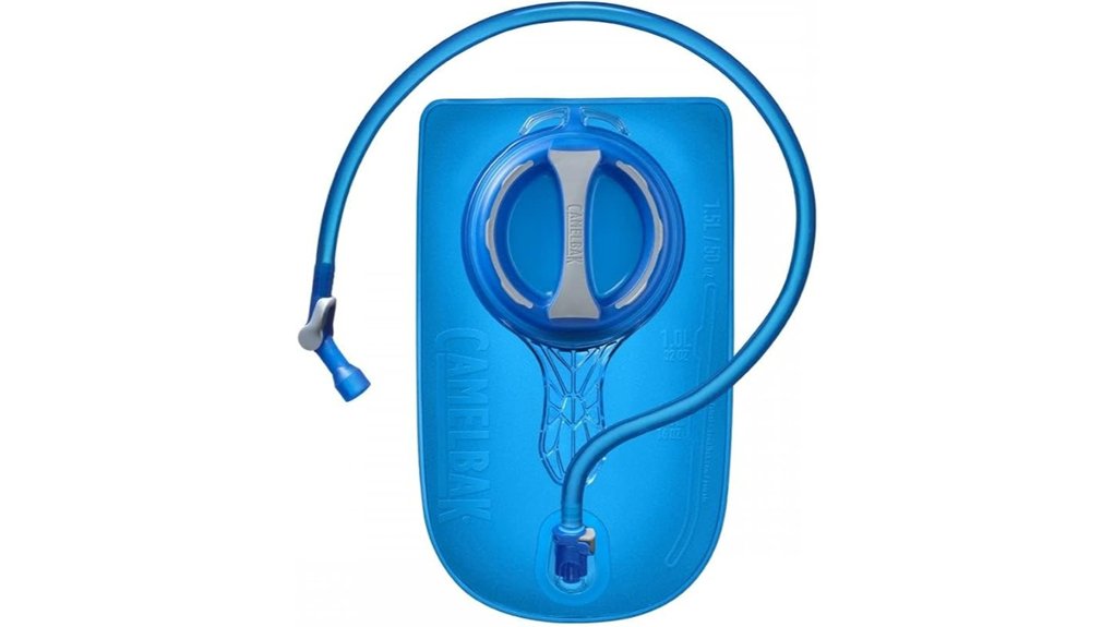 blue hydration bladder reservoir