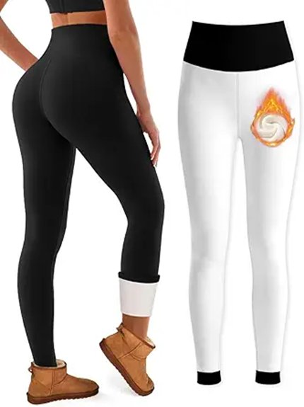 Thermal Leggings That Handle Cold Hikes 9 bluemaple fleece lined pocket leggings