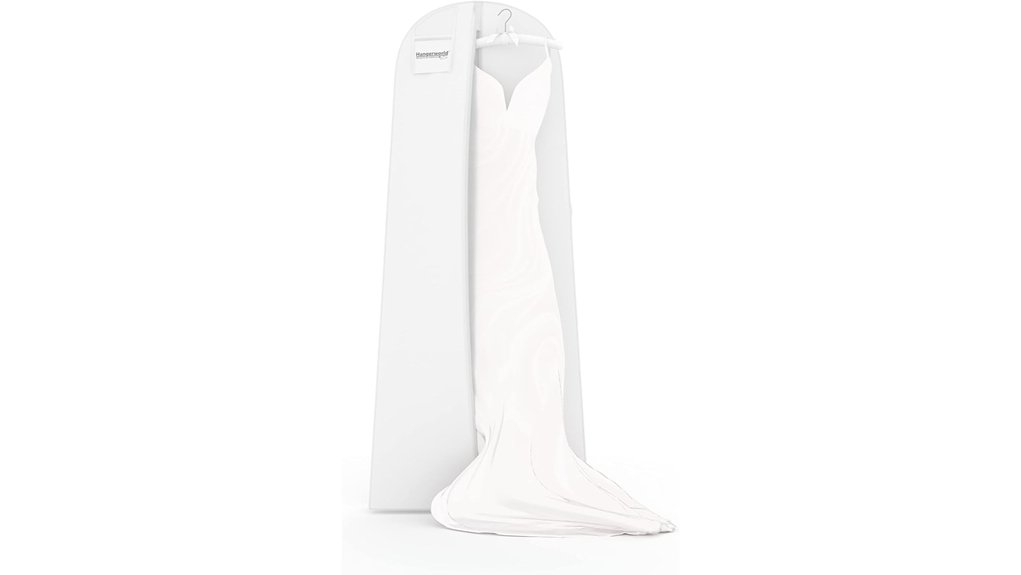 breathable white wedding bag