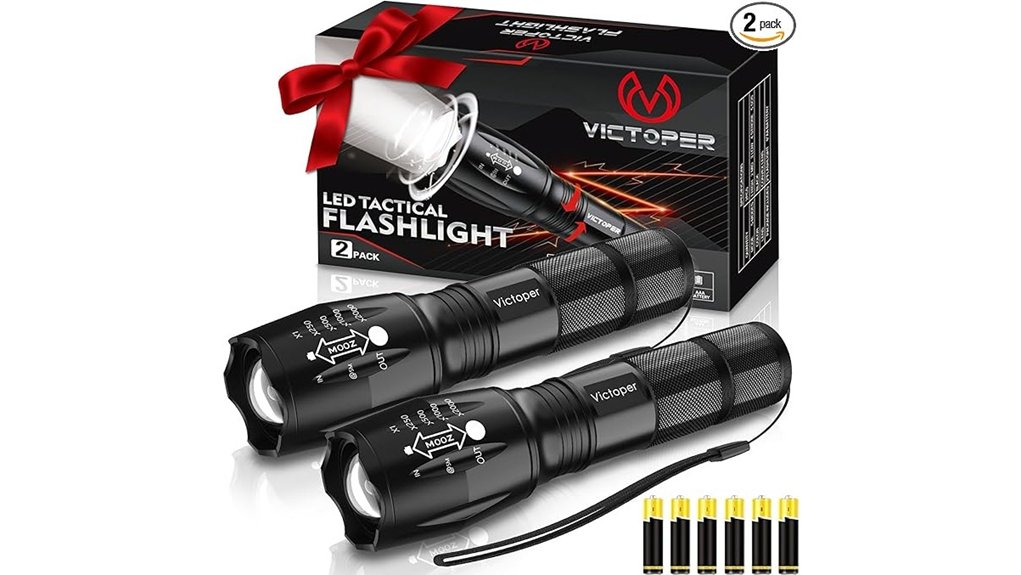 bright tactical led flashlights