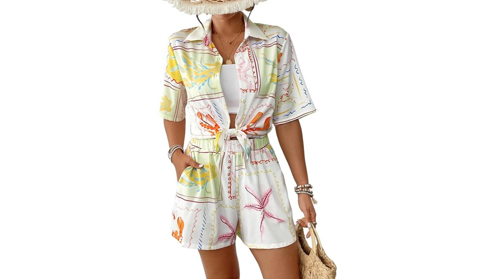 Best Quick-Dry Clothing Sets for Effortless Beach Holidays 3 bsubseach two piece tropical shorts