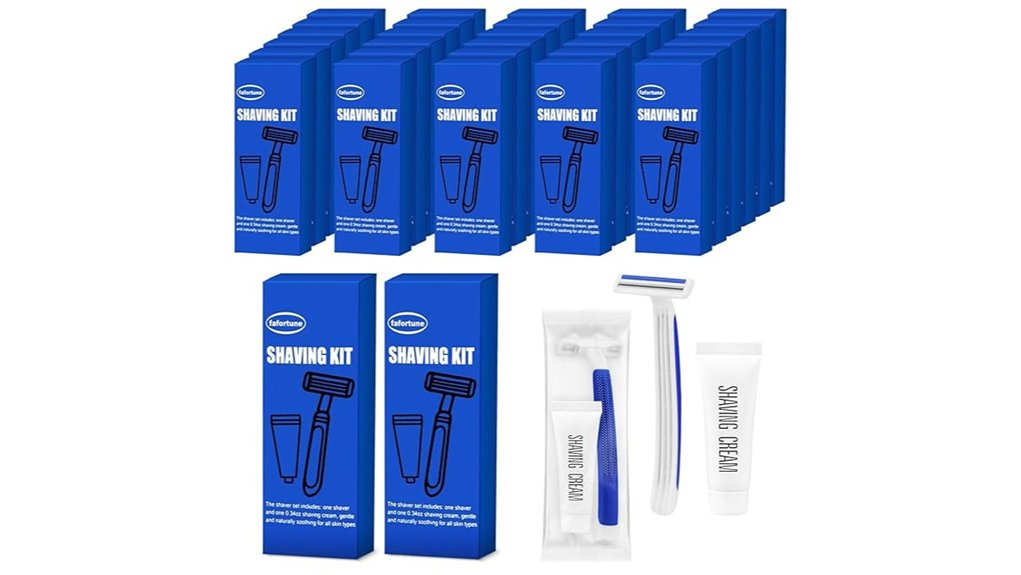 Best Travel Shaving Kits That Pack Light & Work Great 2 bulk twin blade disposable kit