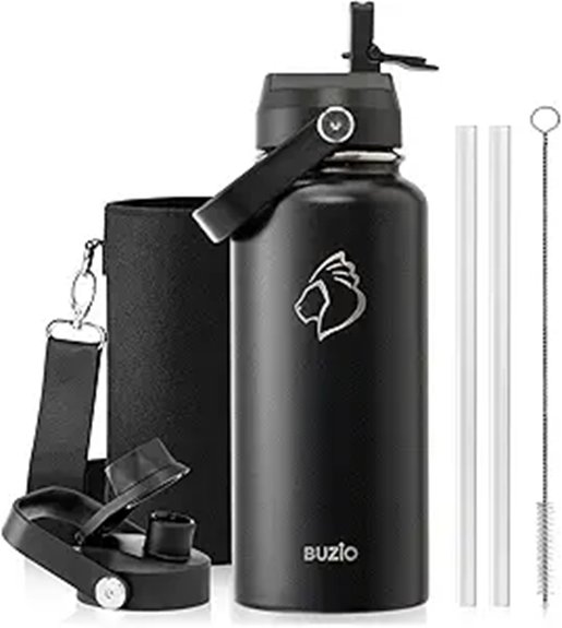 The Best Insulated Water Bottles for Beach-Ready Hydration 4 buzio 32oz insulated bottle