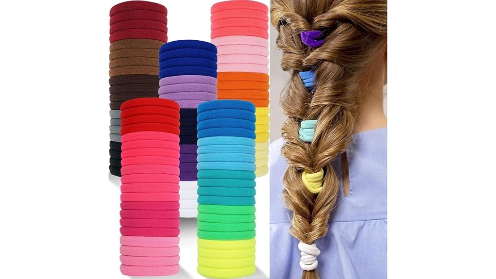 Best Travel Hair Ties and Clips That Won't Snag Strands 14 c llot 100 seamless hairties