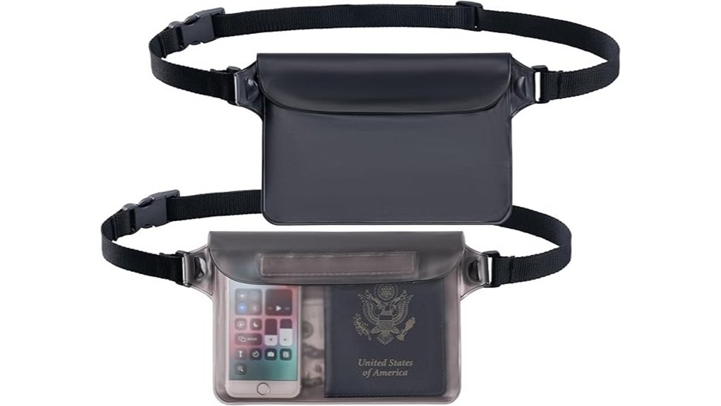 Waterproof Pouches for Valuables: Ultimate Protection On the Go 2 cadono two pack waterproof pouch
