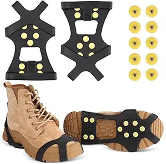 carryown ice cleats studded