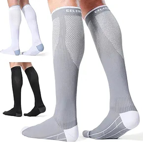 celersport 3 pair 20 30mmhg socks