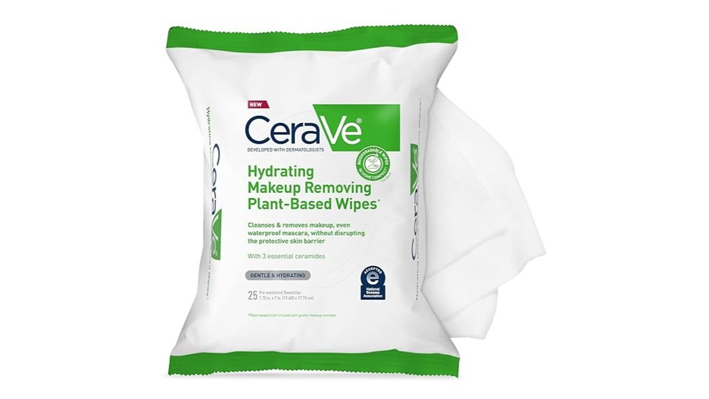 Face Wipes for Long Flights That Keep You Fresh 4 cerave fragrance free non comedogenic wipes