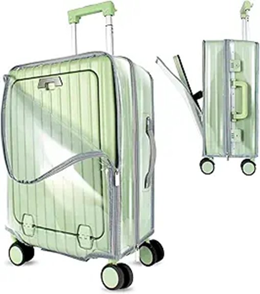 clear 20 inch suitcase protector