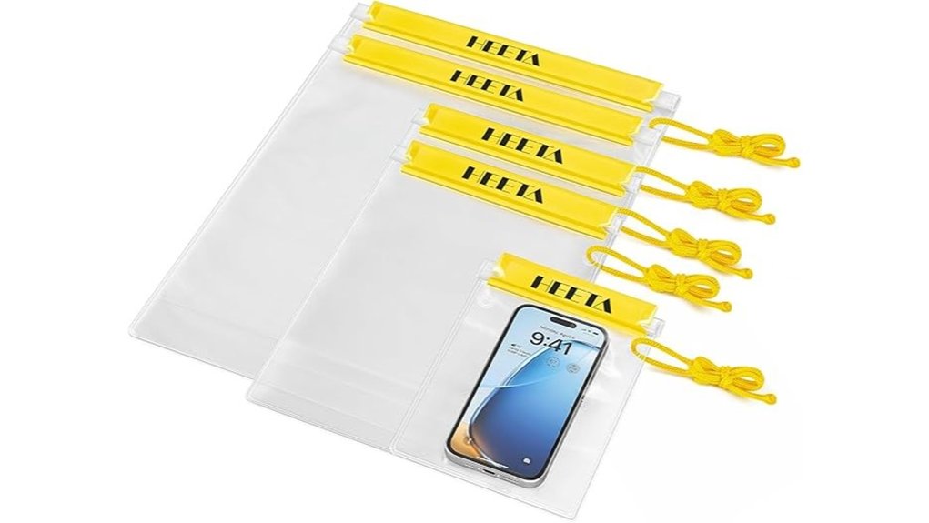 Top Waterproof Document Pouches for Beach & Boat Adventures 8 clear waterproof dry bags