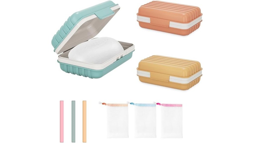Best Soap Cases That Stay Clean Forever 14 colorful leakproof soap holder