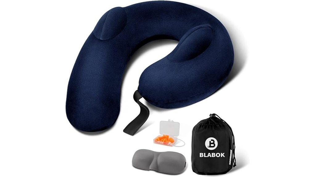 15 Best Inflatable Neck Pillow 5 comfortable inflatable neck support