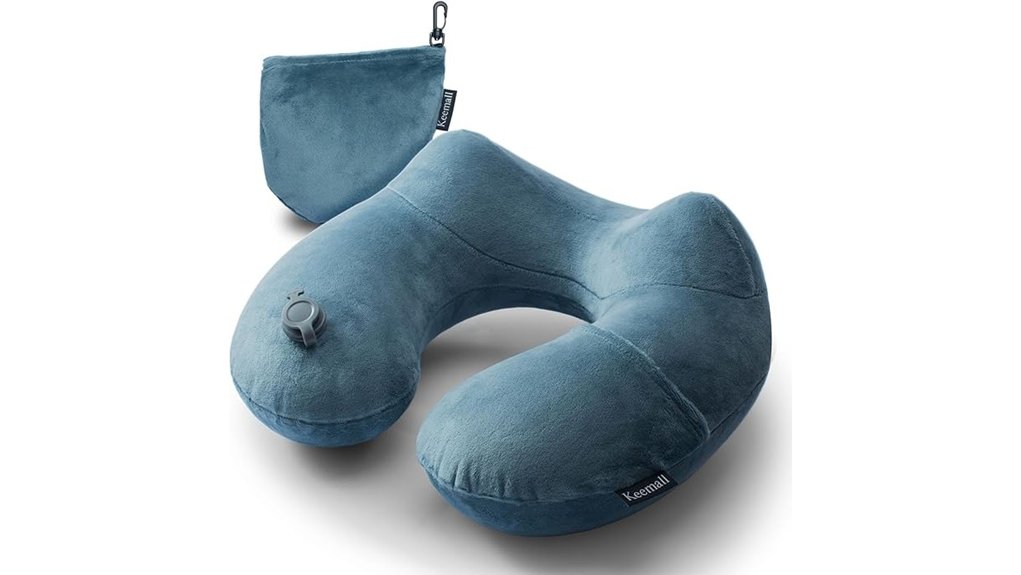 15 Best Inflatable Neck Pillow 4 comfortable travel neck support