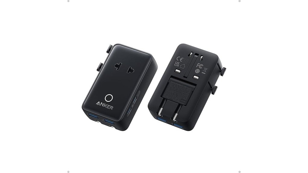 compact multi port travel charger